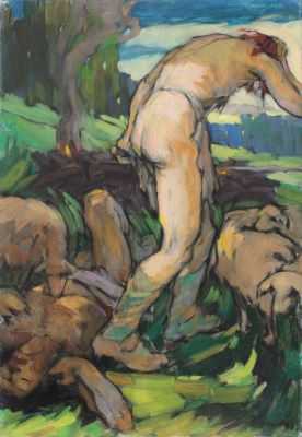 pictură de șevalet - Popp, Aurel; Cain și Abel