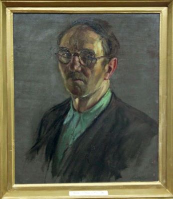 Pictură de șevalet - Litteczky, Endre; Autoportret