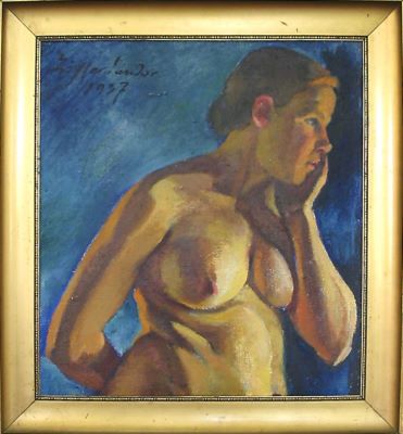 Pictură de șevalet - Sandor, Ziffer; Nud