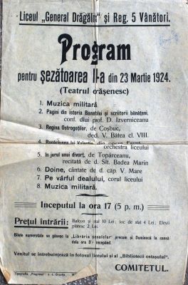 Tipografia Progresul; Program de șezătoare