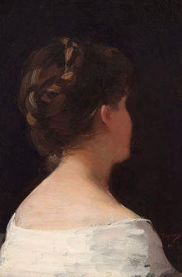portret - Grigorescu, Nicolae; Eleganță