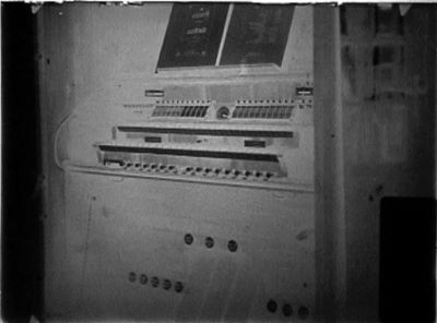 Clișeu pe sticlă; Inaginea frontală a unei orgi