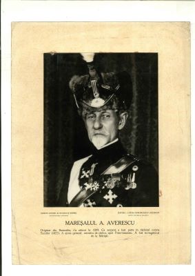 portret - Editura „Cartea Românească”; Mareșalul A. Averescu