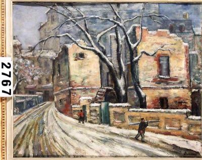 pictură de șevalet - Bunescu, Marius; Terasa Oteteleșanu în dărâmare