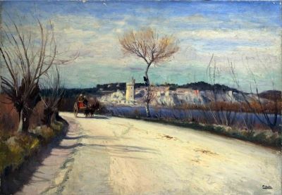 pictură de șevalet - Saïn, Paul Jean Marie; Drum