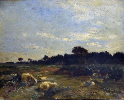 pictură de șevalet - Héreau, Jules; Peisaj
