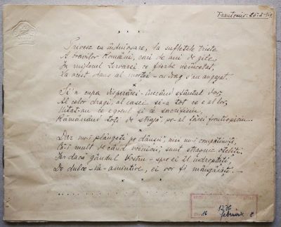 manuscris; Cronică versificată