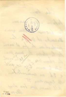 Scrisoare - Mihail Jora; Mihail Jora către George Enescu