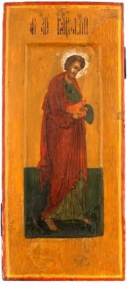 Icoană pe lemn; Sfântul Apostol Bartolomeu