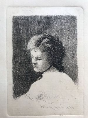 Gravură - Aman, Theodor; Principesa Ney d'Elschingen