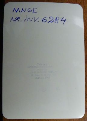 Fotografie - studioul fotografic ⹂KODACHROME PRINT made by EASTMAN KODAK COMPANY T. M. Reg[istered]. [in] U. S. Pat[ent]. O[ffice]; Grup de muzicieni: Fritz Kreisler, George Enescu și Jacques Thibaud, 20 mai 1949