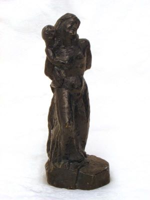 Sculptură de interior - Emilian, Céline; Maternitate