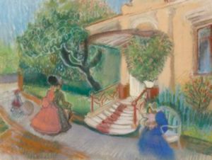 Pastel - Dem. Bălăcescu, Lucia; Compoziție istorică