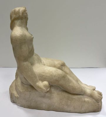 Sculptură de interior - Emilian, Céline; Nud așezat
