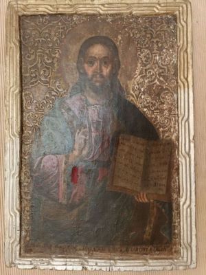 Icoană - anonim; Iisus Hristos Pantocrator