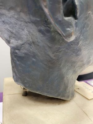 Sculptură de interior - Emilian, Céline; Portretul  E. S. Senatorul  Emilio Bodrero (1874-1949), Președintele Societății Autorilor și Editorilor Italieni