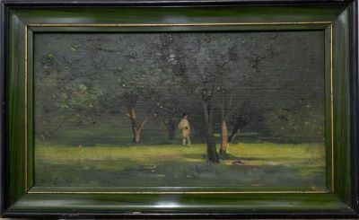 Pictură de șevalet - Băeșu, Aurel; Pândarul