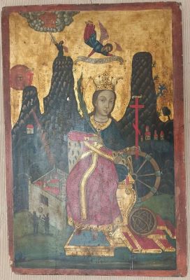 Icoană - anonim; Sfânta Muceniță Ecaterina