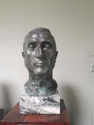 Sculptură de interior - Emilian, Céline; Portretul lui Romolo Bazzoni - Secretarul Bienalei de la Veneția
