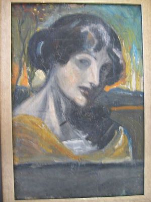 Pictură de șevalet - Lascăr, Vorel; Portret de femeie