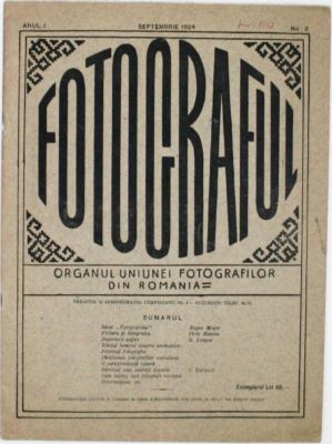 Revista - Uniunea Fotografilor din România; Fotograful
