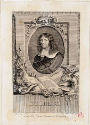 Gravură de interpretare - Savart, Pierre; Jean-Baptiste Colbert