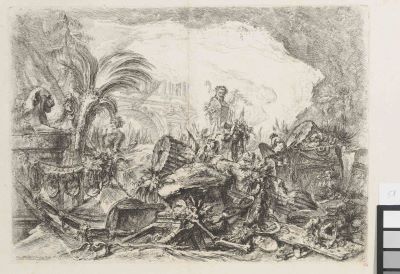 Gravură - Piranesi, Giovanni Batista; Arcul triumfal