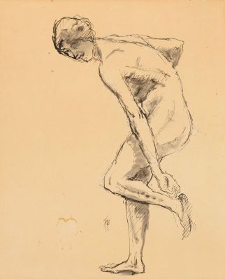 Desen - Pallady, Theodor; Nud de femeie