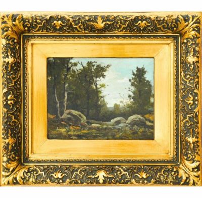 tablou - Andreescu, Ion; Margine de pădure