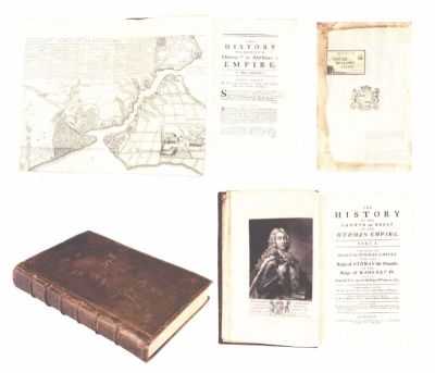 Carte veche - Dimitrie Cantemir, autor; Nicholas Tindal, traducător; The history of the growth and decay of the Otoman Empire