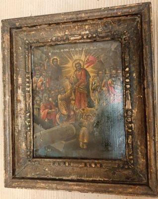 Icoană - anonim; Învierea Domnului