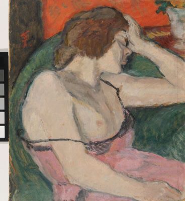 Pictură pe șevalet - Pallady, Theodor; Femeie în fotoliu