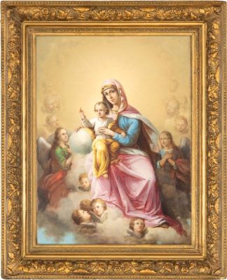 pictură - Grigorescu, Nicolae; Maica Domnului cu Pruncul