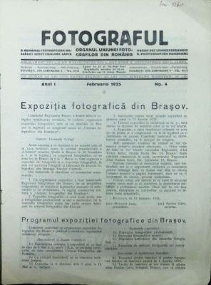 Revista - Uniunea Fotografilor din România; Fotograful