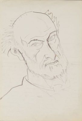 Desen - Pallady, Theodor; Autoportret