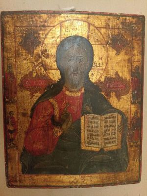 Icoană - anonim; Iisus Hristos Învățător