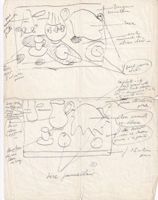 Manuscris - Matisse, Henri; Scrisoare