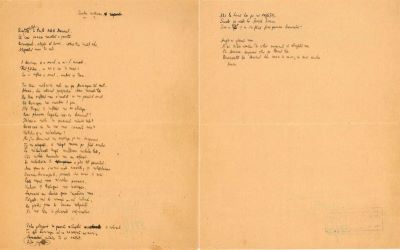 Manuscris - Mihail Sadoveanu; Mihail Sadoveanu: „Rugăciuni”
