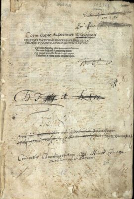 incunabul - Perottus, Nicolaus; Cornucopiae linguae latinae seu Commentariorum linguae latinae