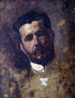 pictură de șevalet - Rietti, Arturo; Portret de bărbat