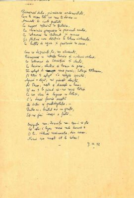 Manuscris - Mihail Sadoveanu; Poezii de dragoste scrise de Mihail Sadoveanu și trimise Valeriei Mitru, în perioada 26.I-9.XI.1942 (45 poezii)