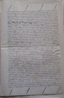 Diplomă - Cancelaria Papală; Diploma papei Pius IX, în care întărește numirea lui Fogarasy Mihály în funcția de episcop de Transilvania