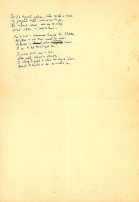 Manuscris - Mihail Sadoveanu; Poezii de dragoste scrise de Mihail Sadoveanu și trimise Valeriei Mitru, în perioada 26.I-9.XI.1942 (45 poezii)