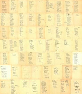 Manuscris - Mihail Sadoveanu; Poezii de dragoste scrise de Mihail Sadoveanu și trimise Valeriei Mitru, în perioada 26.I-9.XI.1942 (45 poezii)