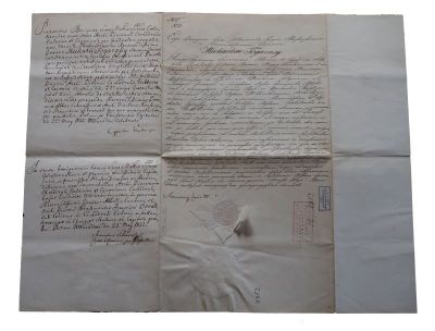 Cancelaria Imperială; Diplomă de numire în funcția de arhidiacon al catedralei din Oradea acordată preotului Michaelis Fogarasy