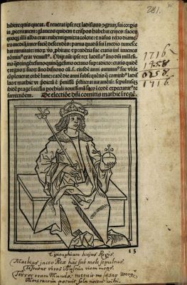 incunabul - Thurocz, Johannes de; Chronica Hungarorum