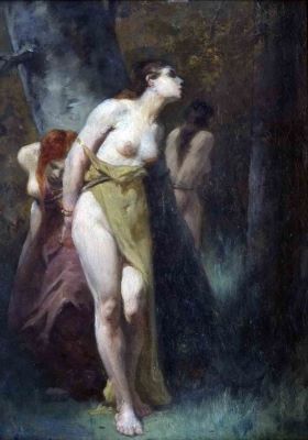 pictură de șevalet - Luminais, Évariste-Vital; Sclavele