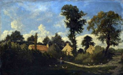 pictură de șevalet - Troyon, Constant; Peisaj