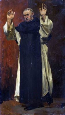 pictură de șevalet - Laurens, Jean Paul; Călugăr