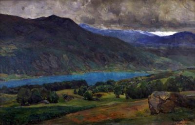 pictură de șevalet - Munthe, Gerhard; Fiordul Vaagevandet